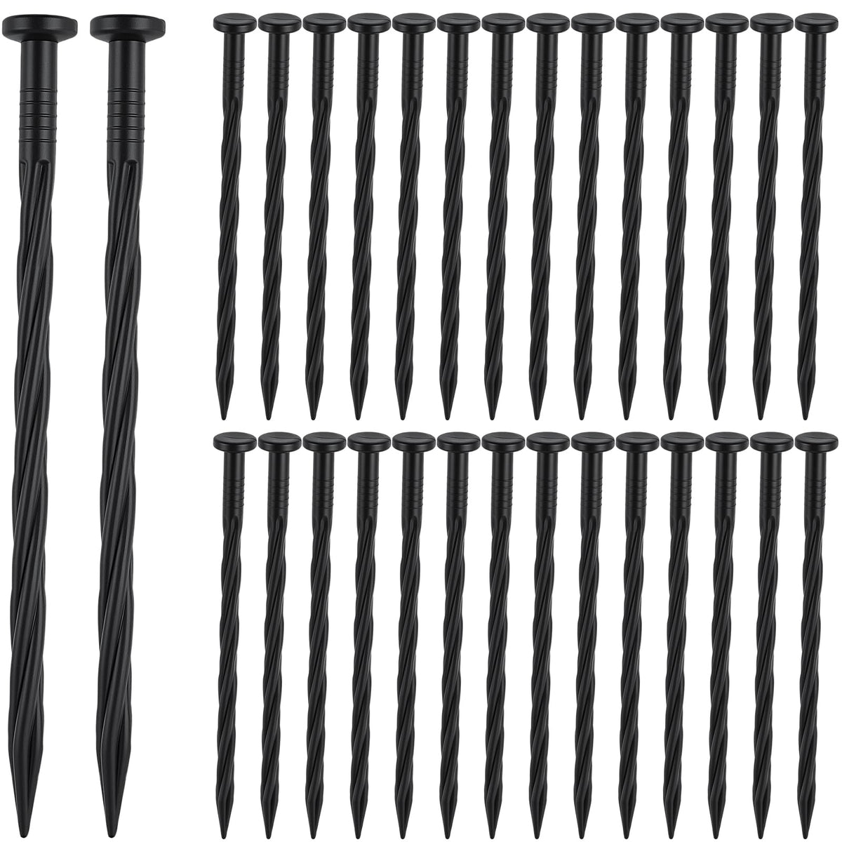 9TH SHOP landscape spikes 8-inch pack securing edging for neat borders