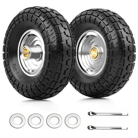 NING SHUO flat-free tire closeup with puncture-proof PU foam.