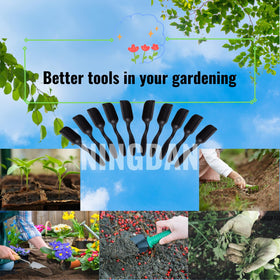 NINGDAN mini shovel for potted flowers facilitates careful digging and planting.