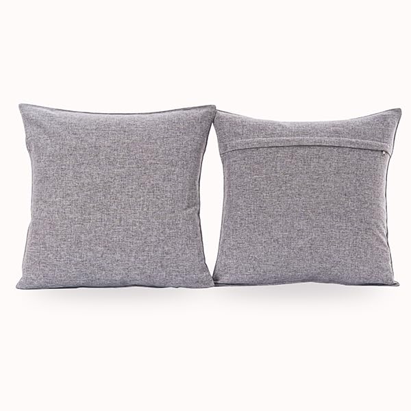 NiNi ALL grey farmhouse style adds subtle texture to outdoor seating.