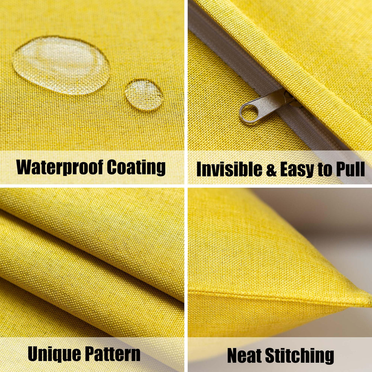 NiNi ALL lotus-bead coating provides water resistance for poolside seating.