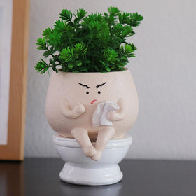 NINIPAPA gift-ready face planter is a unique present for plant lovers