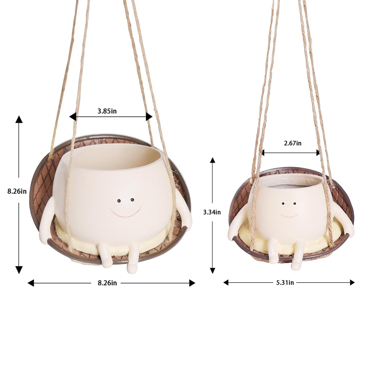 NINIPAPA string of pearls planter highlighting graceful hanging display.