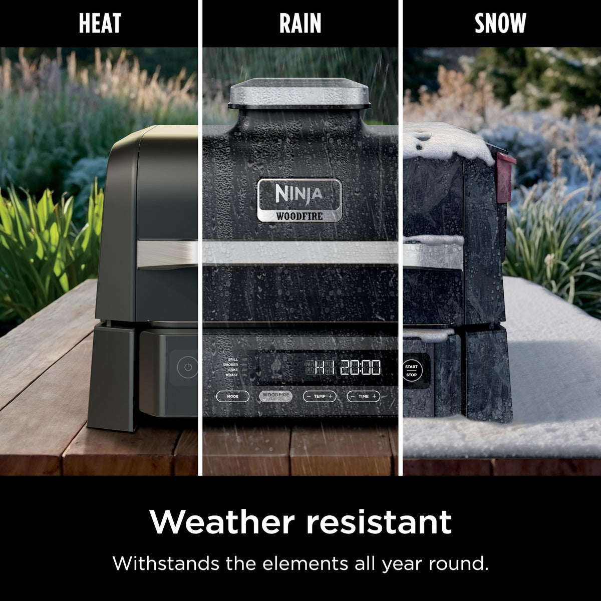 Ninja Woodfire pellet scoop included for easy loading