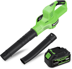 NINOUKO Leaf Blower compact design enables easy one-handed use.