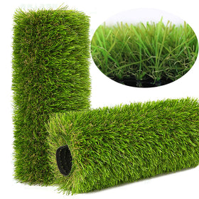 NINXANG artificial grass rug on outdoor patio showing durability and versatility