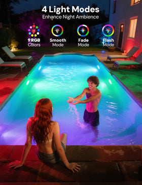 NIORSUN remote control demonstrates easy color and mode customization.