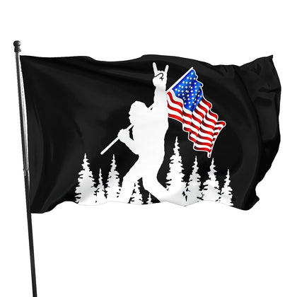 Niprden bigfoot flag 3x5ft front view with vivid outdoors-ready colors