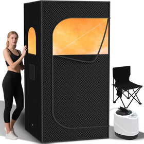 Nirvix Sauna Box steamer assembly enables quick setup for home spa sessions