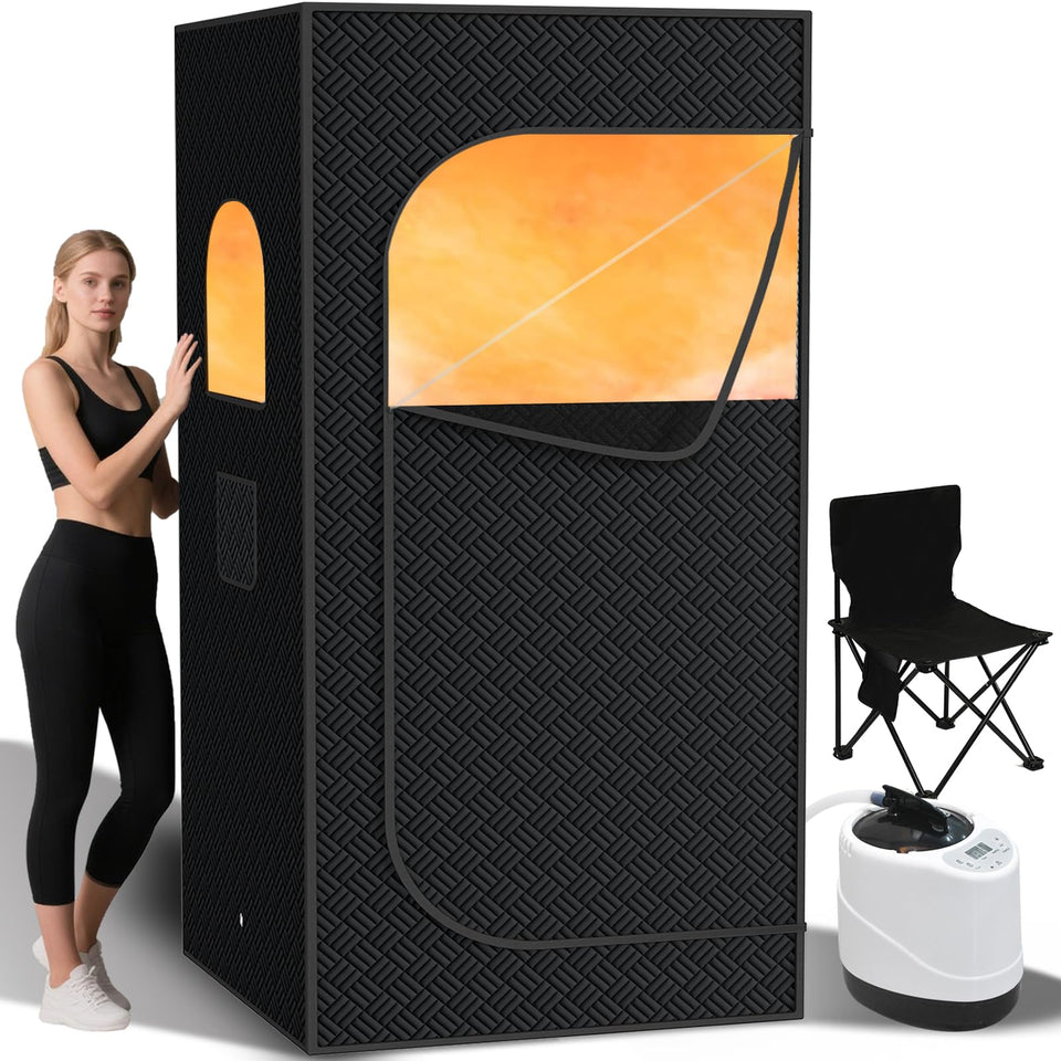 Nirvix Sauna Box steamer assembly enables quick setup for home spa sessions
