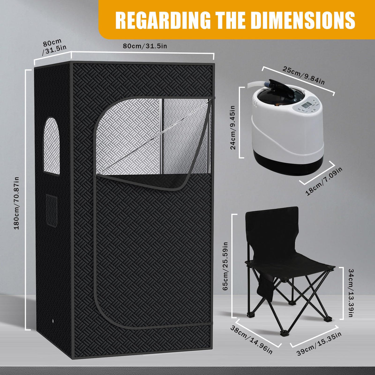 Nirvix Sauna Box waterproof bottom prevents leaks during use
