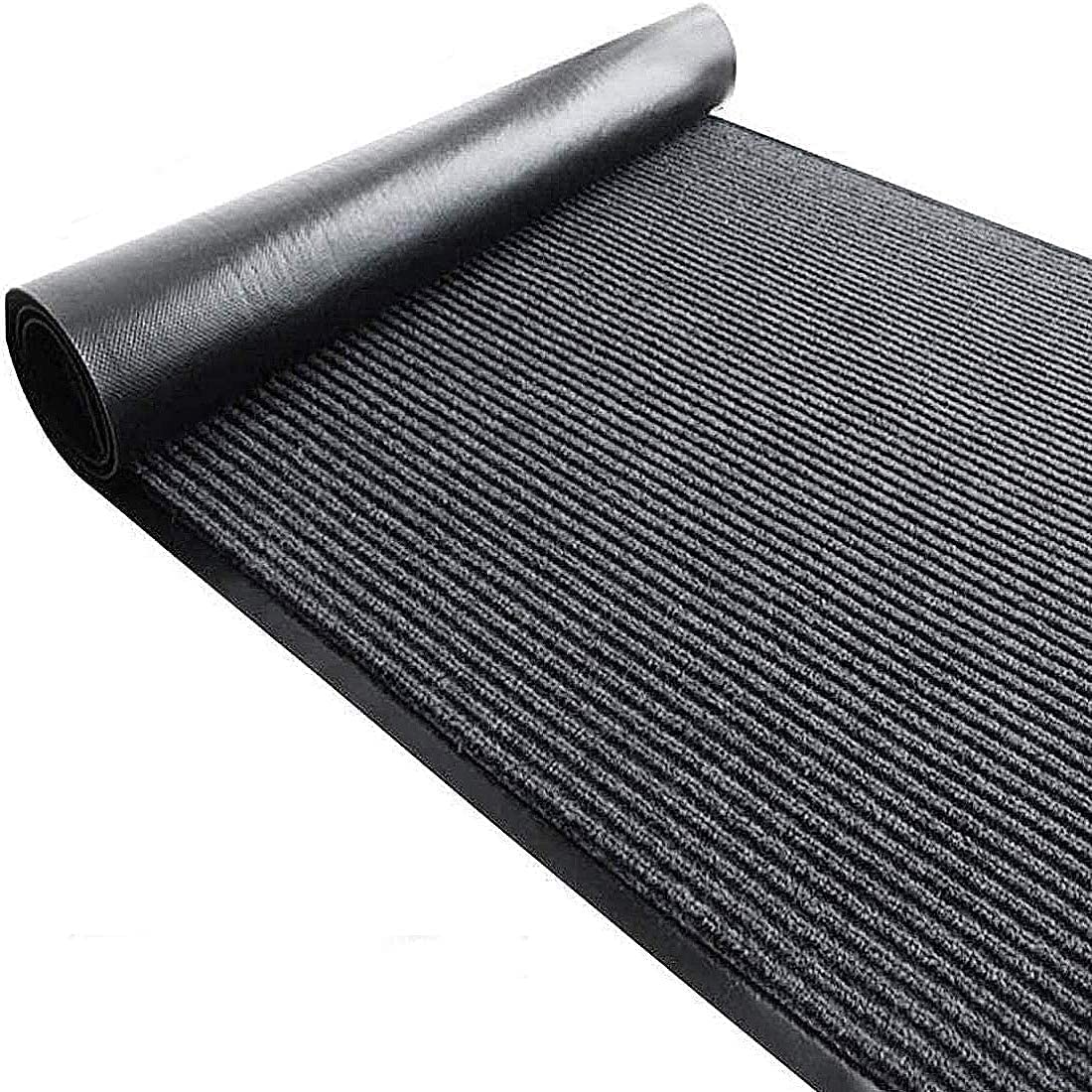 Nisorpa door mat with brush step texture for high-traffic entrances.