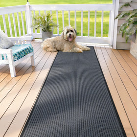 Nisorpa polypropylene-top mat resists shedding for long-lasting use.