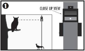 Nite Guard Solar NG-001 pet-friendly, earth-friendly deterrence for yards