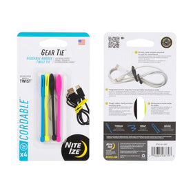 Nite Ize Gear Tie keeps cables tidy in a compact 3-inch form