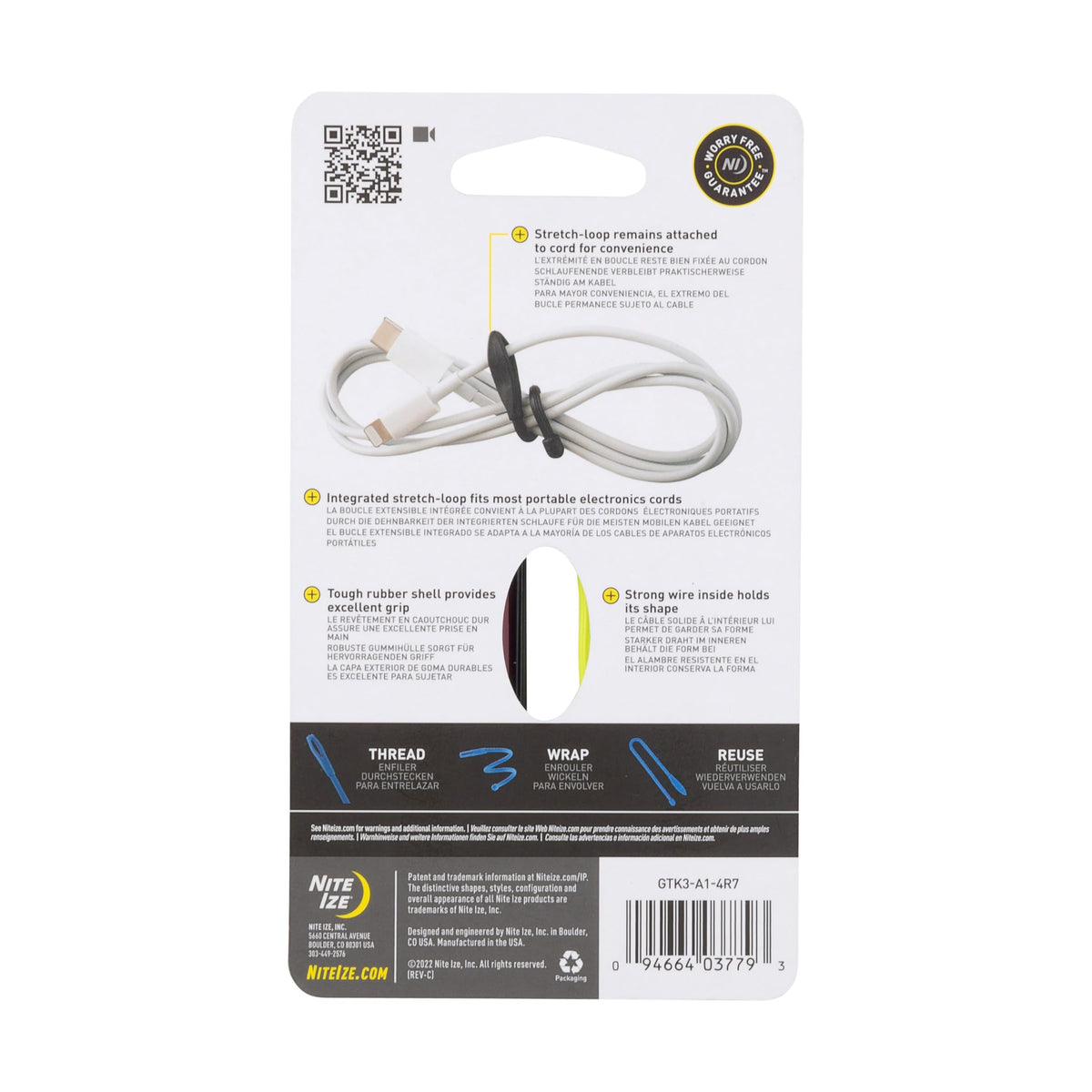 Nite Ize Gear Tie reusable from desk to trail