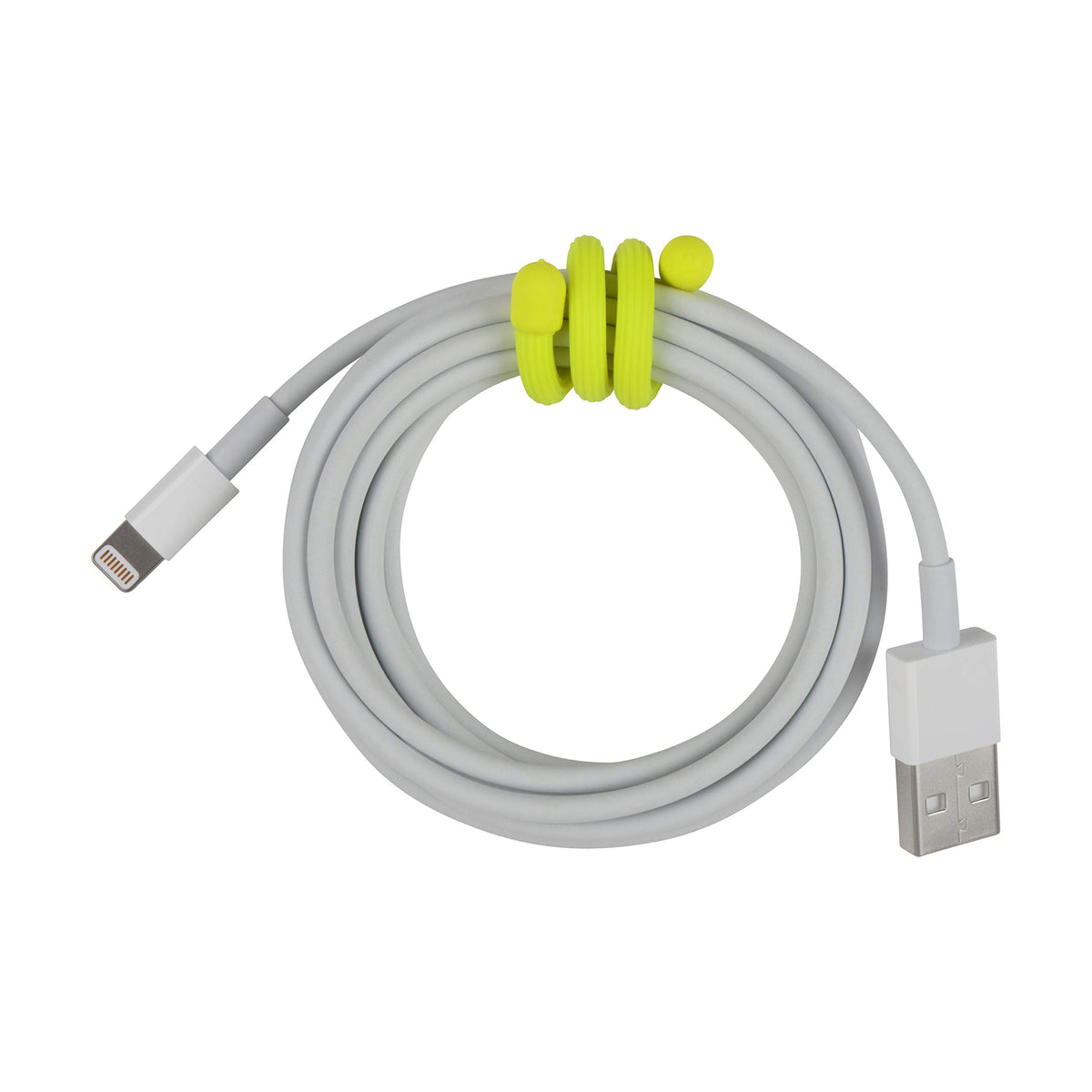 Nite Ize Gear Tie neon yellow is ideal for outdoor gear and tools.