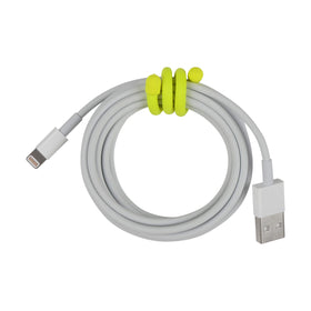 Nite Ize Gear Tie neon yellow is ideal for outdoor gear and tools.