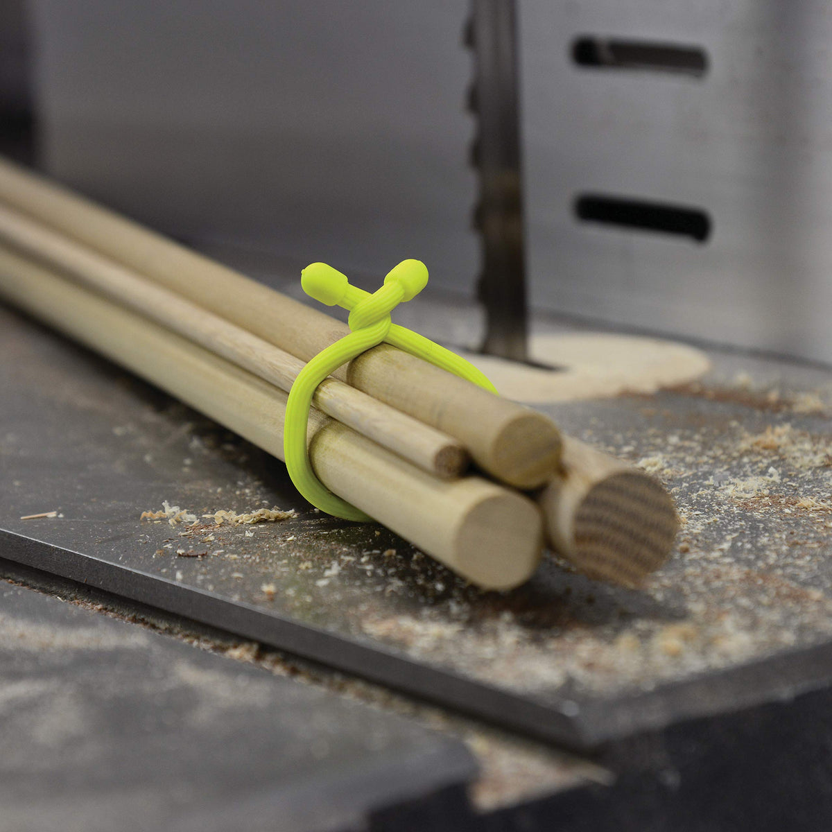 Nite Ize Gear Tie neon yellow supports DIY projects and quick organization.