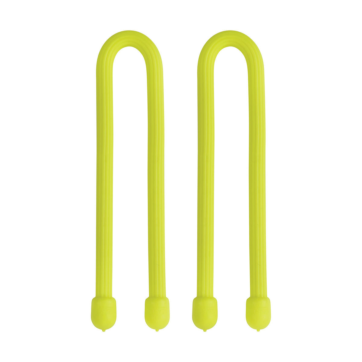 Nite Ize Gear Tie neon yellow secures cables and keeps desk cables neat.