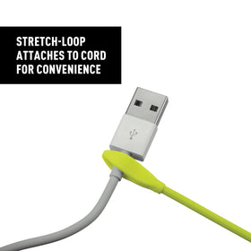 Nite Ize Gear Tie side view highlights flexible reusable cable ties for daily wires.
