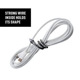 Nite Ize Gear Tie waterproof and UV resistant, suited for outdoor cable management.
