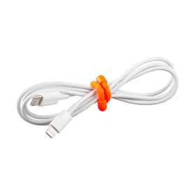 Nite Ize GT3-4PK-31 orange 3in Gear Tie bundled with small tools.
