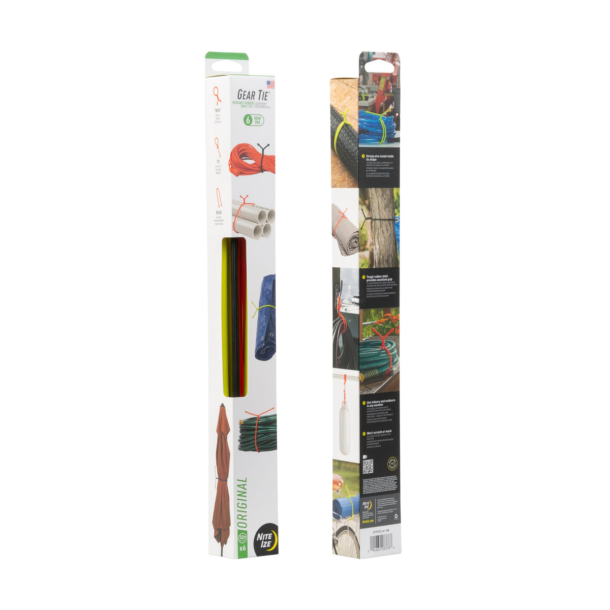 Nite Ize Original Gear Tie with Worry Free Guarantee.