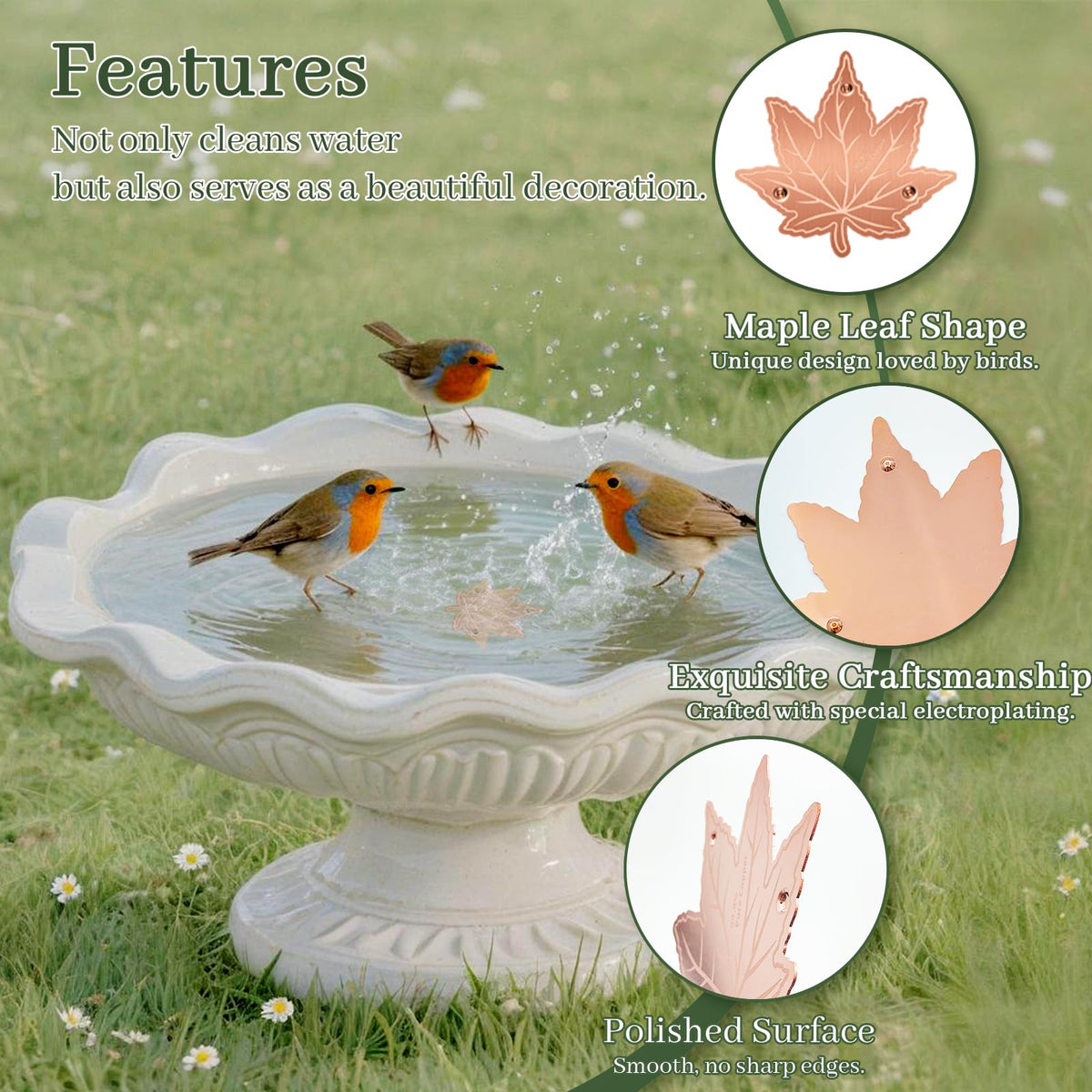 Niteguy copper disk reduces slime buildup in baths