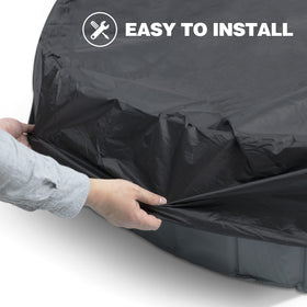 Niubya drawstring closure ensures secure fit during windy days.