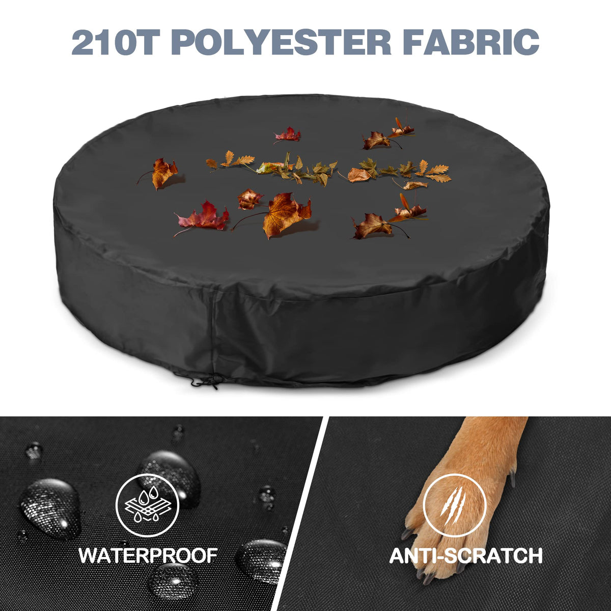 Niubya tough polyester fabric resists stains and cleans easily.