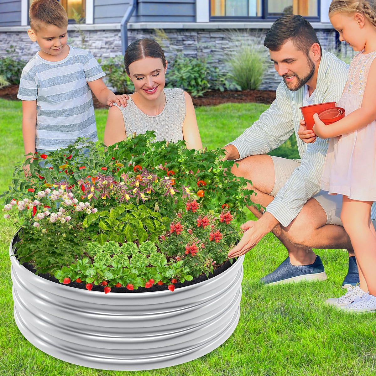 Niuyhe breathable fabric allows air flow and drainage for root health.