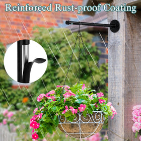 Niuyhe metal rod with matte black coating ready for outdoor use