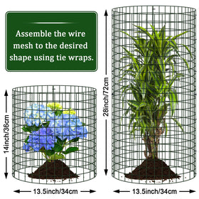 Niuyhe protective garden cage deters rabbits and squirrels