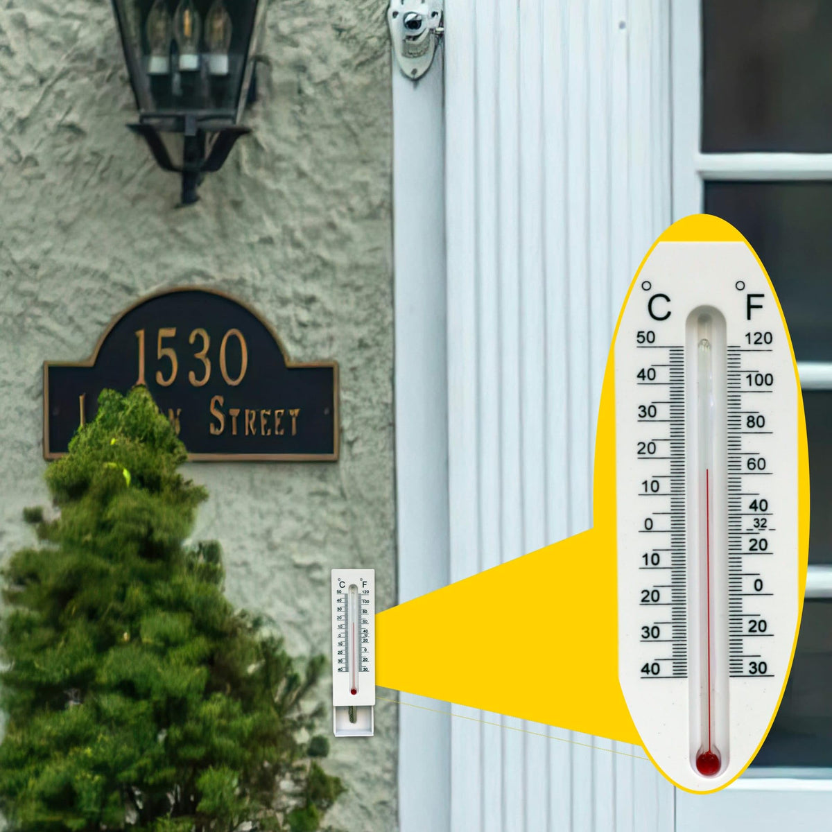 Niwhydi thermometer-enabled key hider offers quick temperature checks before outdoor chores.