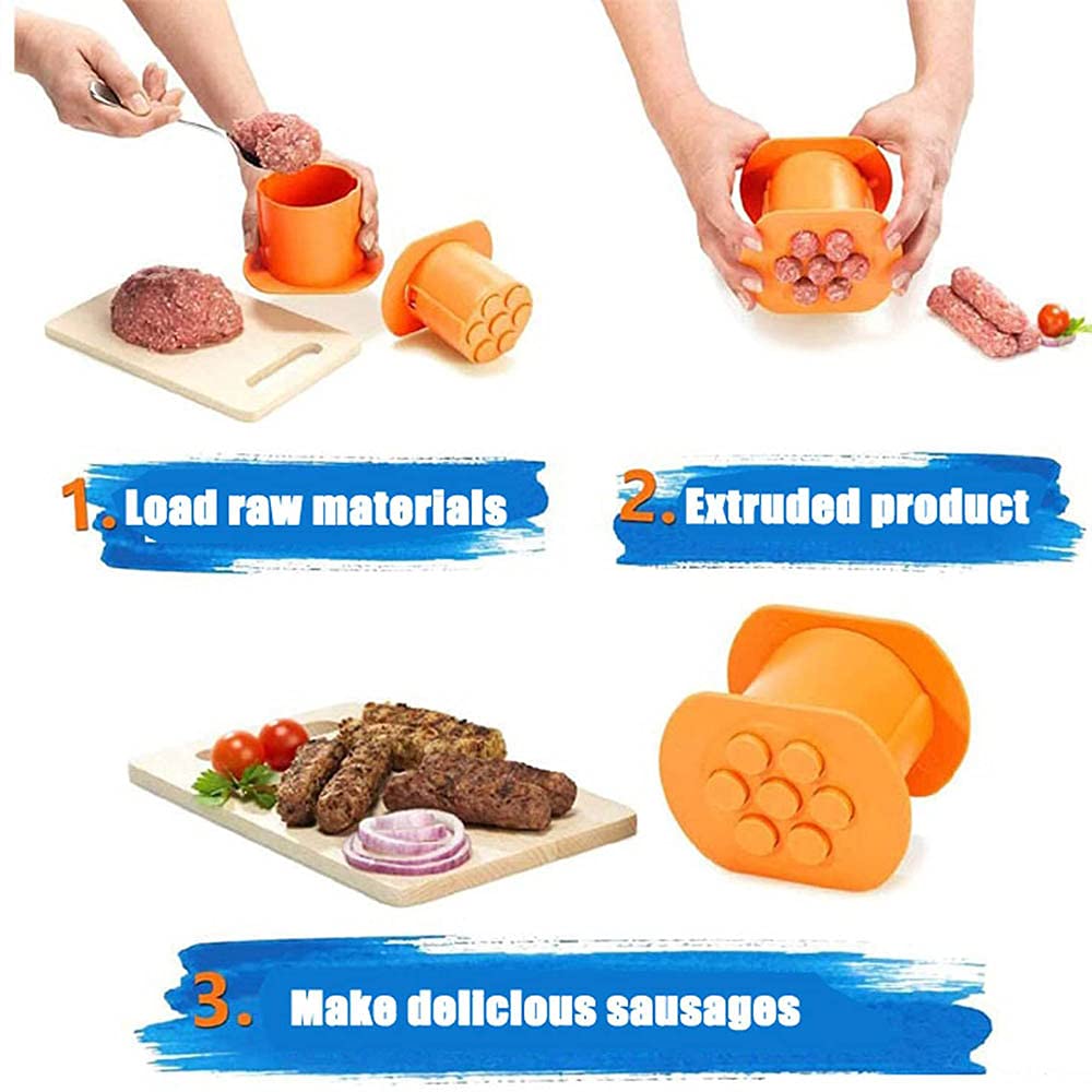 Family cooks with NIWWIN Cevapcicit for homemade hot dogs