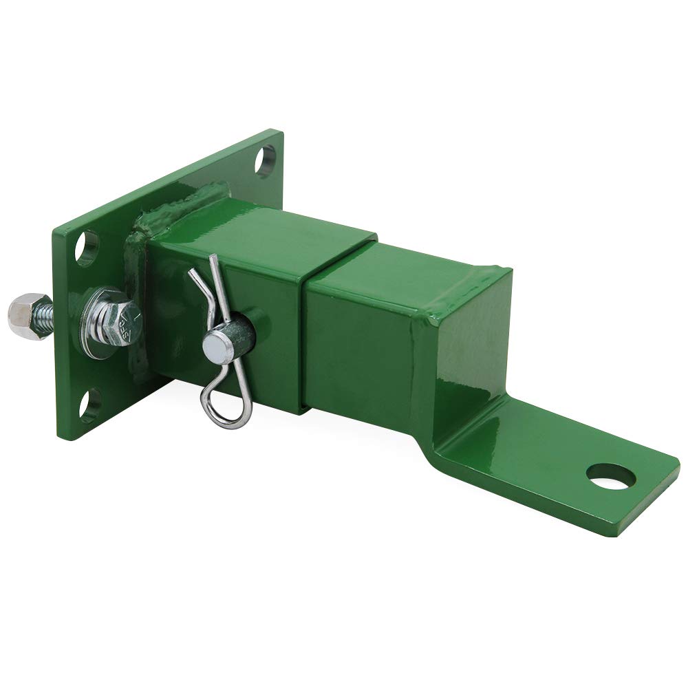 NIXFACE john deere z225 hitch close-up highlights secure fit and robust steel