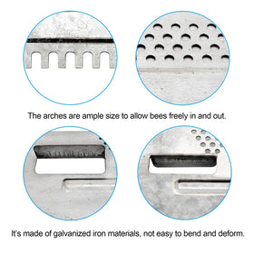 NIZEFEI gate is easy to install and remove for routine hive checks.