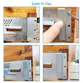 NIZEFEI arch-up design provides ventilation while keeping bees safely inside.