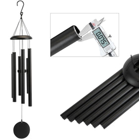 Njeury wind chime 40-inch cord closeup highlighting durable nylon string.