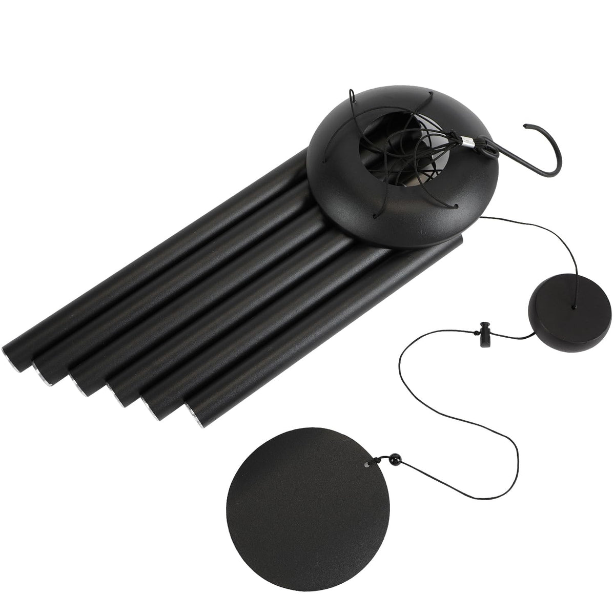 Njeury Mother's Day wind chime hanging under open sky for relaxing outdoor ambience.