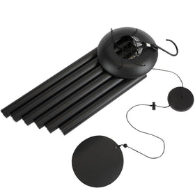 Njeury Mother's Day wind chime hanging under open sky for relaxing outdoor ambience.