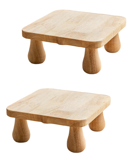 NKGIAG plant stand top view highlights compact design for small spaces.