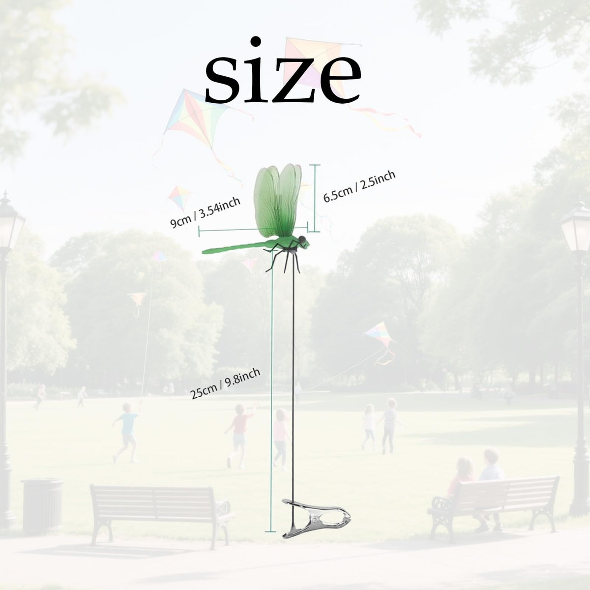 NLWF courtyard dragonfly clip collection for versatile outdoor decoration