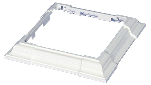 NMI Fence two-piece 4-inch post skirt in white with snap-on installation for easy post protection