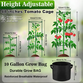 NNG 10 gallon grow bags offering breathable, movable planting options.