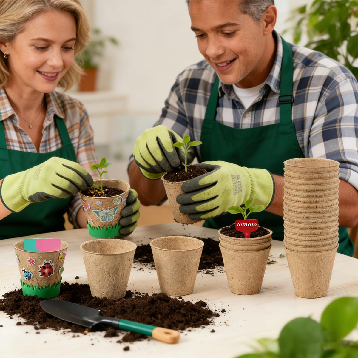 NNG in use demonstrates family crafting and planting time