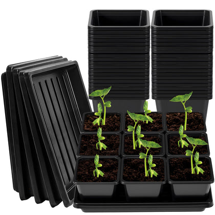 NNG square nursery pots with drainage holes support healthy seedling growth