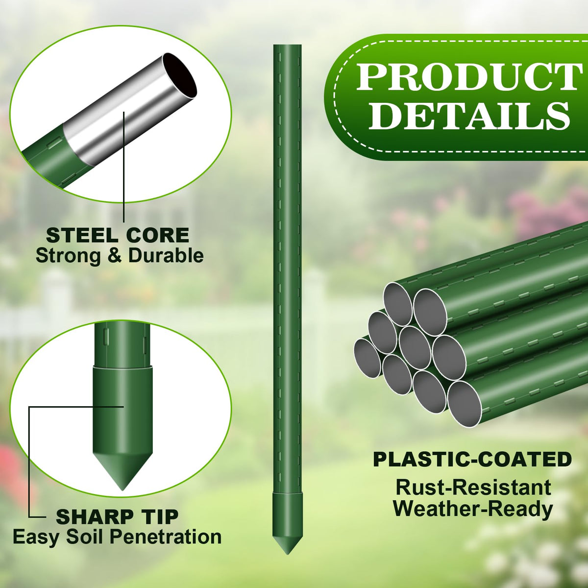 NNG vertical garden-ready system for tomatoes, cucumbers, peppers.