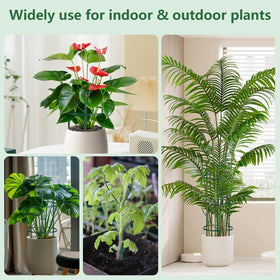 NNIANXING 12-pack stakes suit tomatoes, monstera, peonies, hydrangeas.